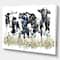 Designart - Dairy cow on field - Farmhouse Animal Painting Print on Wrapped Canvas